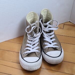 Converse Khaki High-Tops